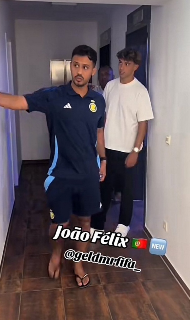 加盟在即,沙特媒体:菲利克斯正参观利雅得胜利营地