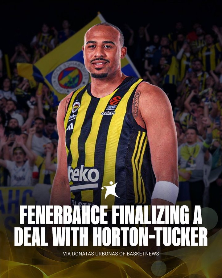 反篮王子24岁就告别NBA?名记:霍顿-塔克正在和费内巴切敲定合同