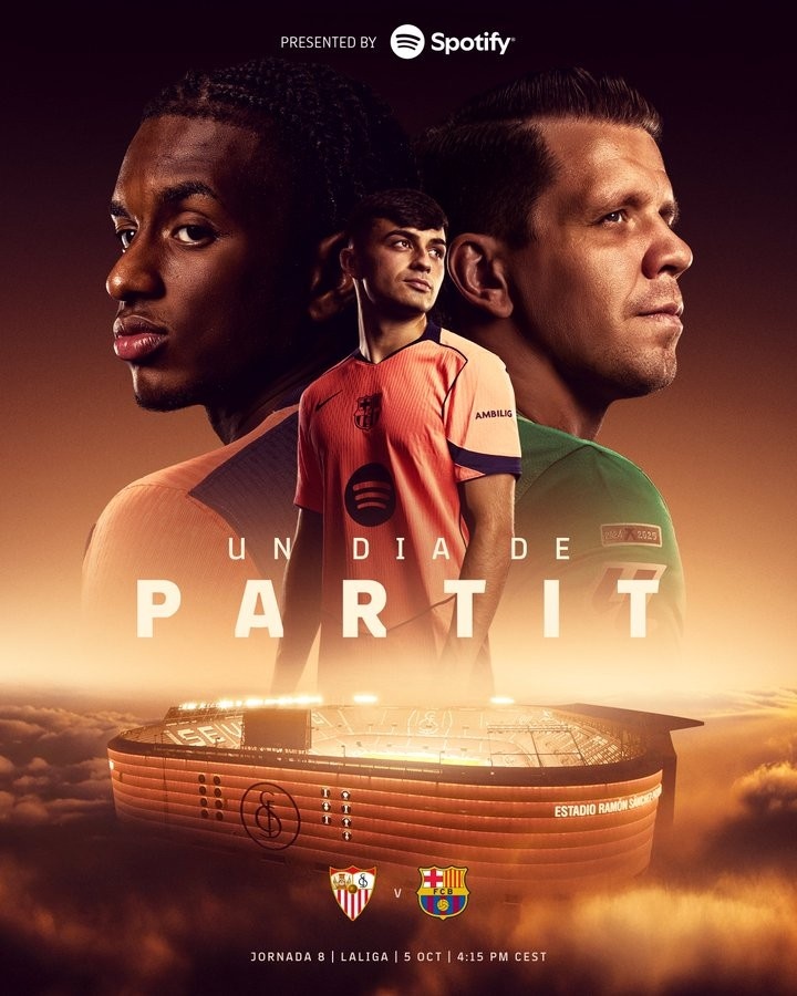 有大片的味道了🔥巴萨晒海报,预热客战塞维利亚